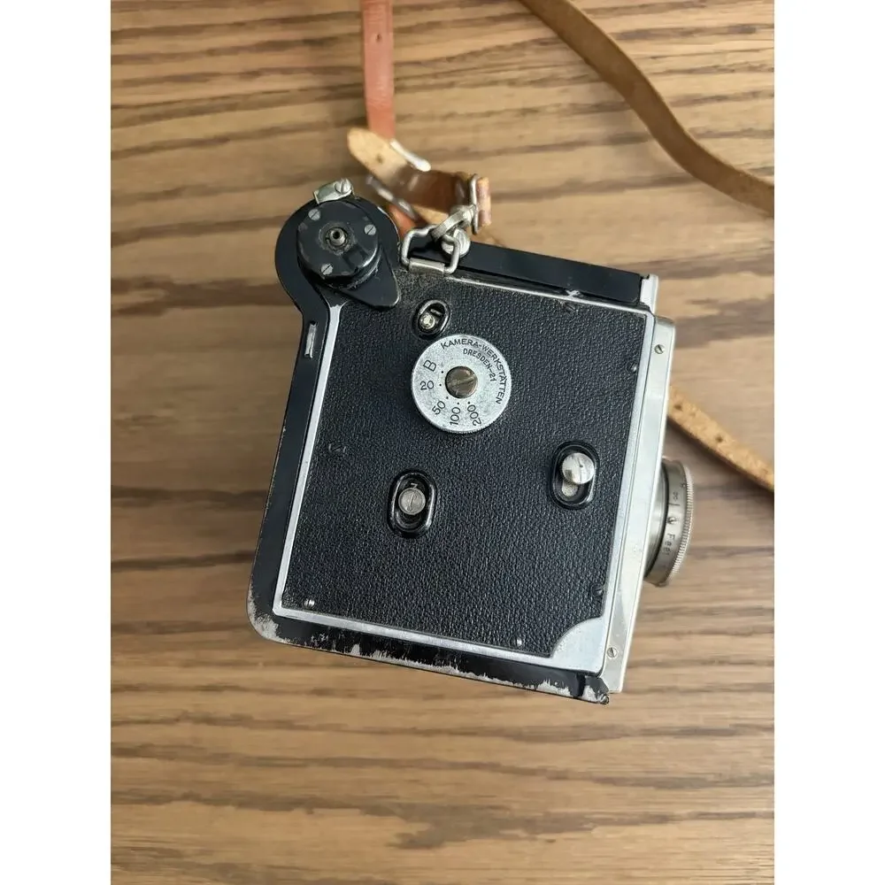 KW Pilot Super Medium Format 6x6 120 Film SLR Camera w/ Enna Ennatar F3.5 75mm